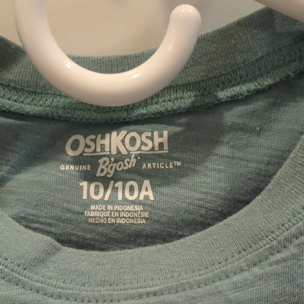 OshKosh B'gosh Kids Teal and Navy Striped Tee
